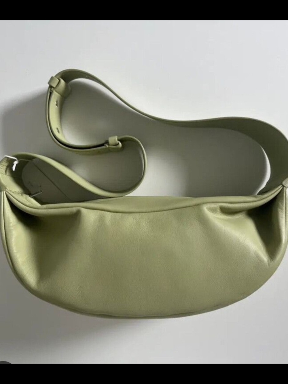 COS Olive Green Crescent Hobo Shoulder Bag